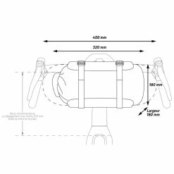 Sacoche De Guidon Bikepacking Et Cyclotourisme Zefal Z Adventure F10 10L -Apidura Soldes dimensions sacoche guidon z adventure f10