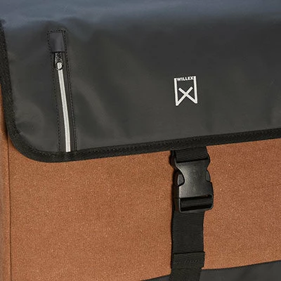 Double Sacoche D'affaire Robuste 40 L Marron Willex 4 Double Sacoche D'affaire Robuste 40 L Marron Willex – Image 2