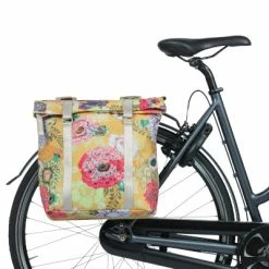 Double Sacoche Vélo Porte-bagage Arrière Jaune Bloom Field Basil -Apidura Soldes double sacoche velo porte bagage arriere jaune bloom field basil full 5