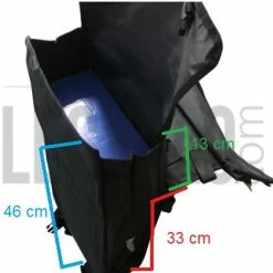 Oxford Double Sacoche Vélo Sur Porte-bagage Arrière Imperméable -Apidura Soldes double sacoche velo sur porte bagage arriere impermeable full 5