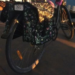 Double Sacoches Vélo 35L Wanderlust Basil -Apidura Soldes double sacoches velo 35l wanderlust basil full 4