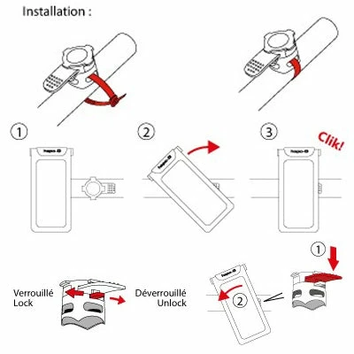 HAPO-G Etui étanche Pour Smartphone Sur Guidon De Vélo Hapo G 8 HAPO-G Etui étanche Pour Smartphone Sur Guidon De Vélo Hapo G – Image 6