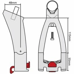 Extendeur De Fixation KlickFix Pour Selle De Vélo -Apidura Soldes extendeur de fixation klickfix pour selle de velo full 3