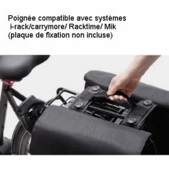 Poignée Additionnelle Pour Sacoche Double Vélo Basil -Apidura Soldes poignee additionnelle pour sacoche double velo basil full 3