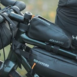Sacoche Tube Horizontal Pour Le Bikepacking 1.5 L Aqua Evo Adventure Oxford -Apidura Soldes sacoche cadre oxford aqua 1.5L 5