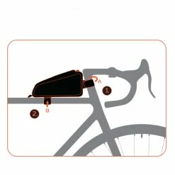 Sacoche Tube Horizontal Pour Le Bikepacking 1.5 L Aqua Evo Adventure Oxford -Apidura Soldes sacoche cadre oxford aqua 1.5L 7