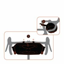 Sacoche De Guidon Pour Le Bikepacking 9L Aqua Evo Adventure Oxford -Apidura Soldes sacoche guidon oxford aquaevo 9L 6