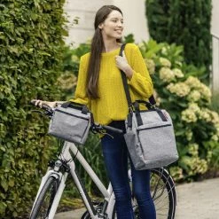 Sacoche Porte-bagages Reisenthel X Klickfix Roomy GT Gris -Apidura Soldes sacoche porte bagages reisenthel x klickfix roomy gt gris full 5