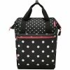 Sacoche Porte-bagages Reisenthel X Klickfix Roomy GT Pois Blancs