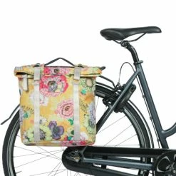 Sacoche Vélo Double Porte-bagage Amovible MIK Jaune Bloom Basil -Apidura Soldes sacoche velo double porte bagage amovible mik jaune bloom basil full 4