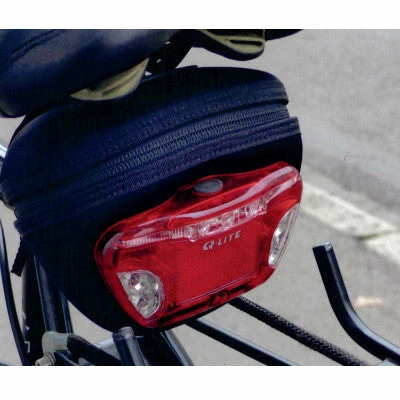 Sacoche Vélo Sur Tige De Selle Avec Fixation Feu - Q-Lite 8 Sacoche Vélo Sur Tige De Selle Avec Fixation Feu - Q-Lite – Image 6