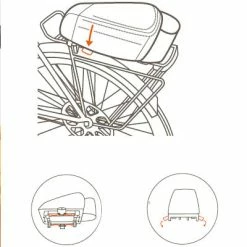 Sacoche Vélo Vaude ESilkroad Plus Uniklip Sur Porte-bagages -Apidura Soldes sacoche velo vaude esilkroad plus uniklip sur porte bagages full 6