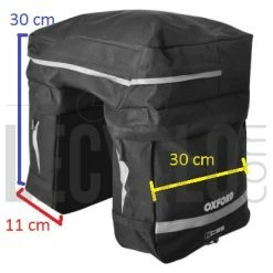 Oxford Triple Sacoche De Vélo Sur Porte-bagage Arrière -Apidura Soldes triple sacoche de velo sur porte bagage arriere full 3