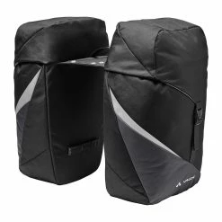 Sacoche Vélo Arrière Double TwinRoadster Vaude -Apidura Soldes twinroadster vaude sacoche velo noire